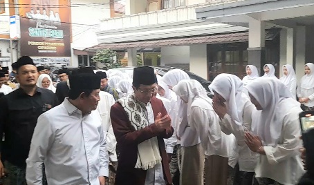 Menag KH Nasaruddin Umar Safari Pesantren di Tasikmalaya, Janji Perjuangkan Kesetaraan Guru Madrasah