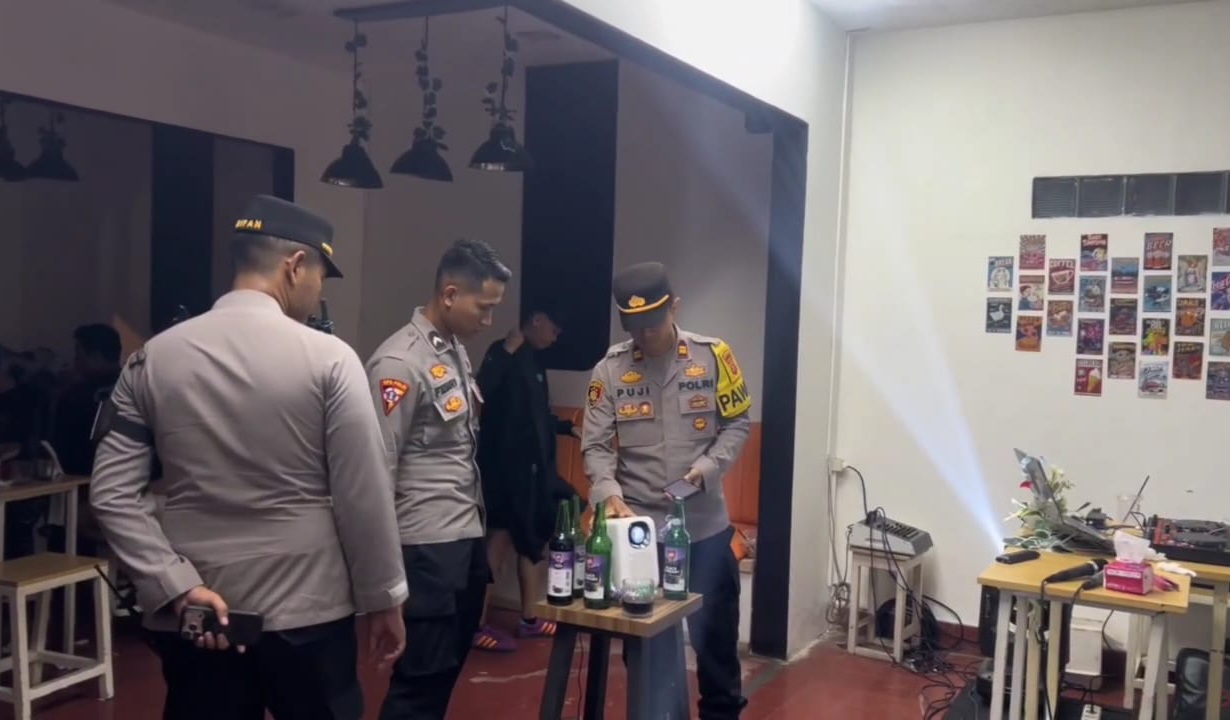 Polres Tasikmalaya Kota Tindak Lanjuti Laporan Pesta Miras di Kafe